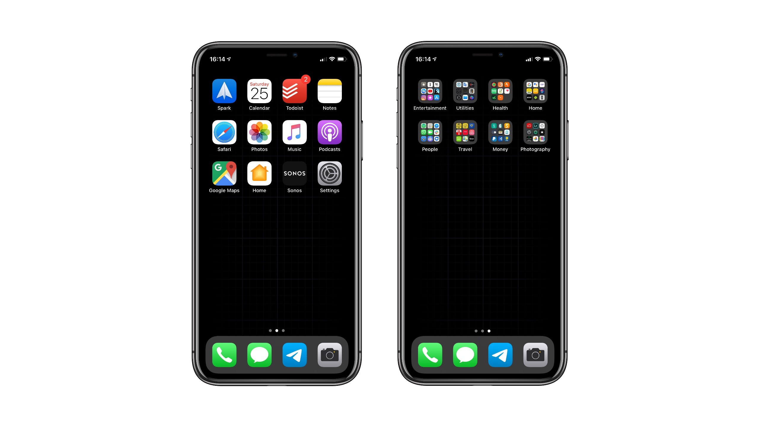 My iPhone Homescreen (2020). How I organised my iPhone's Homescreen… | by  Daniel Marcinkowski | Daniel Marcinkowski's Blog