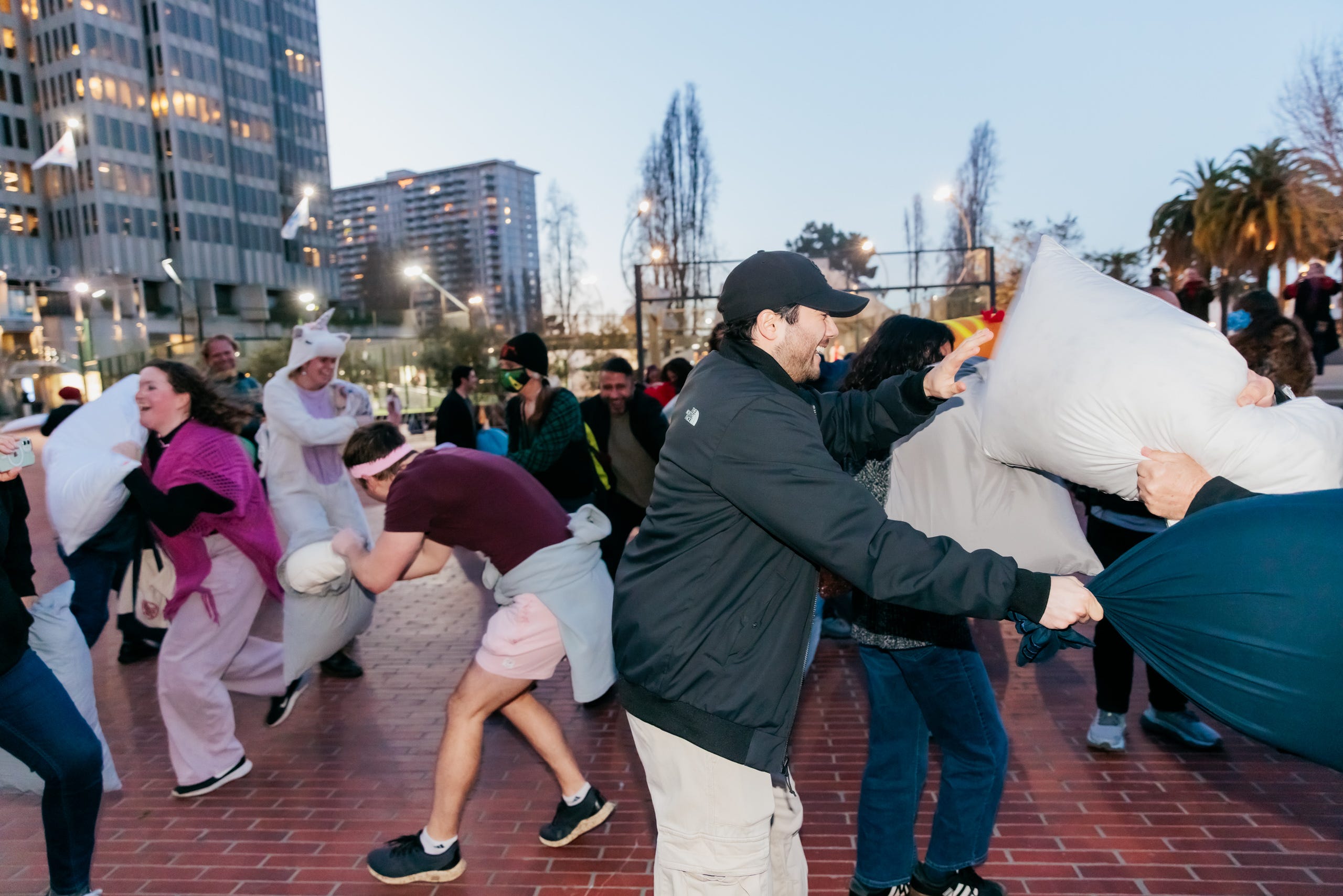 The boop that conquered San Francisco’s Valentine’s Day pillow fight