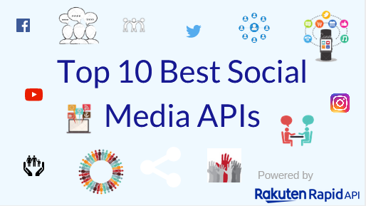 Top 10 Social Media APIs: Twitter, Facebook, Instagram, and many more | by  Yasu | Rakuten RapidAPI | Medium