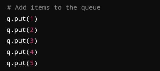 Queue operation in python. A queue is a linear data structure that ...