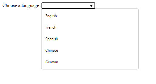 datalist example