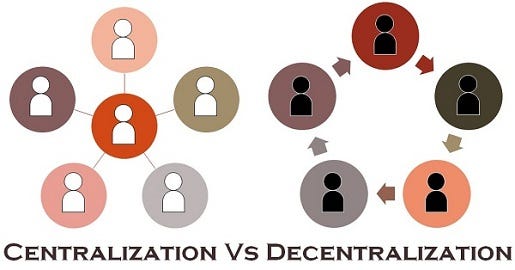 Why is decentralization of decision-making, becoming more common 