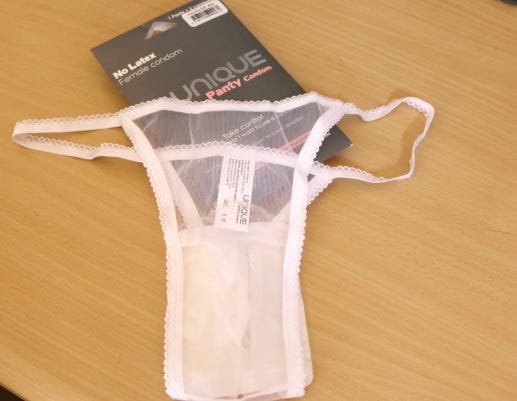 Could the New Panty G-string-like Female Condom Save us?