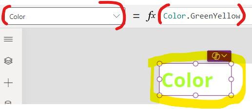 Color enumeration and ColorFade, ColorValue, and RGBA in power apps ...
