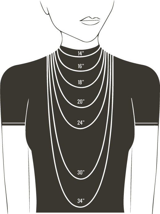 NECKLACE SIZE CHART FOR WOMEN. Ladies, Are you confused about which… | by  Gemn Jewelery | Medium