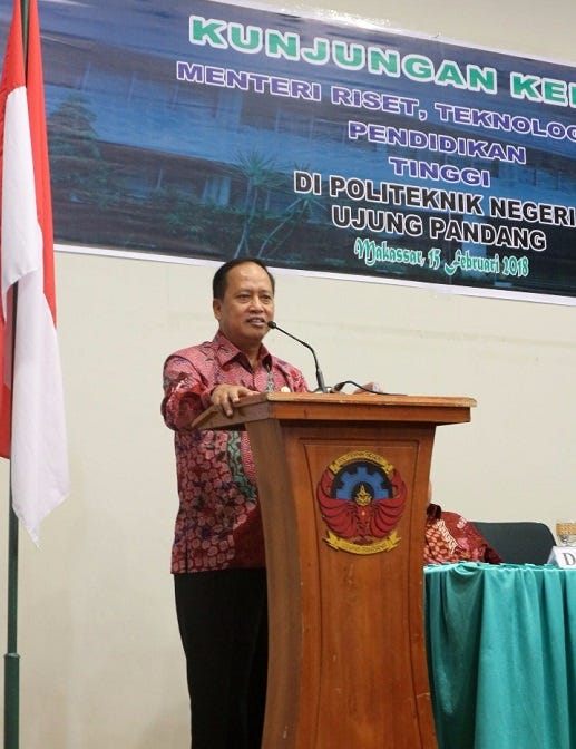 Menristekdikti Harapkan PNUP Mampu Jadi Rujukan Pendidikan Vokasi di Indonesia Timur