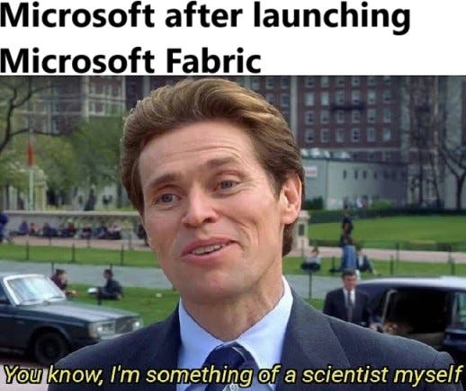 Microsoft Fabric — Overview. We Data Engineers are cut from the same ...