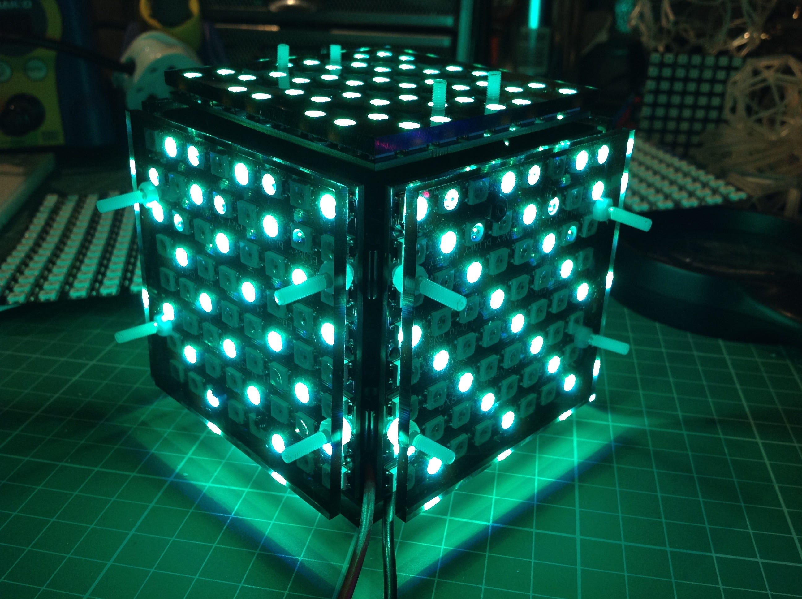 Cube en Plexiglas