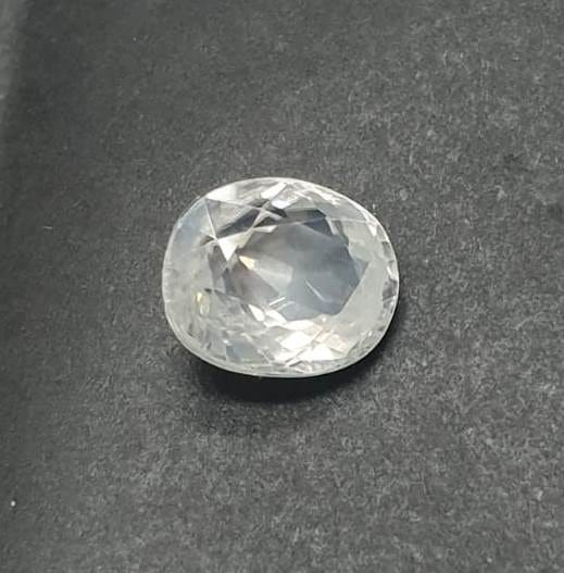 Natural White Zircon Gemstone. White zircon is a natural gemstone that