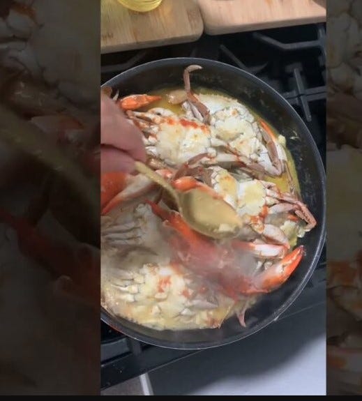 Tasty Butter Garlic Crab Recipe