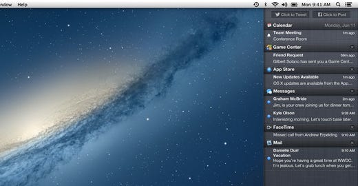 Как быстро выключить центр уведомлений OS X
