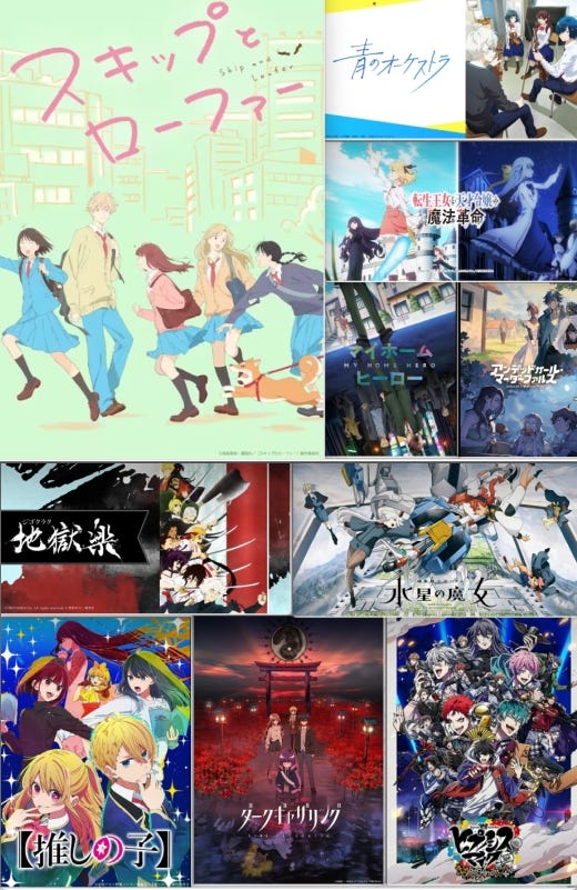 My Top 10 Japanese TV Animation Series of 2023 by Yumio Katsumata