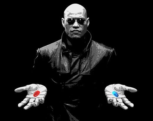 Red Pill // Blue Pill: Smooth Operator | by HareClub | Medium