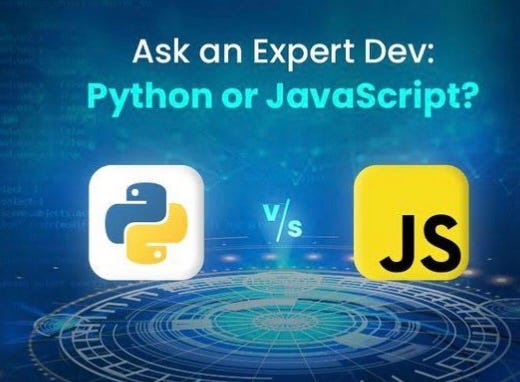 Let’s clash Python vs JavaScript. Python or JavaScript 🤔 | by Agunwa ... image.