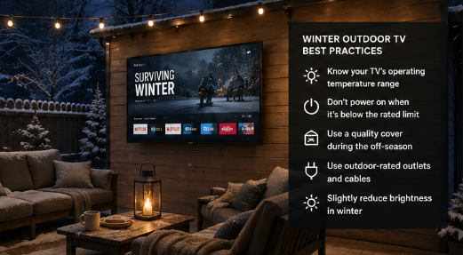 Can You Leave an Outdoor TV Outside in Winter? I Learned This the Hard Way