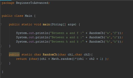Java: Random Karakter Üretme. Merhaba arkadaşlar, | by Java Programming ...