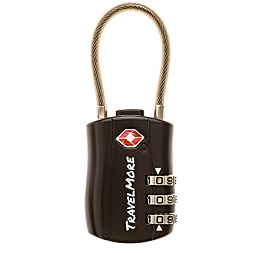 TSA Accepted 3 DIal Cable Lock