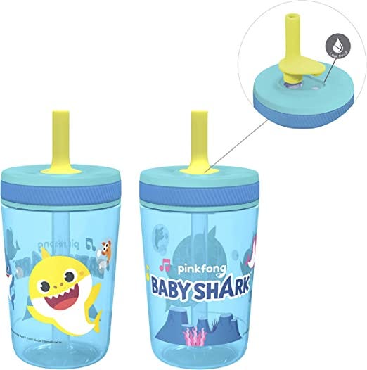 Zak Designs Kelso Toddler Cups For Travel or At Home, 15oz 2-Pack