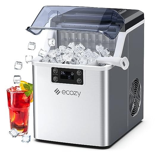 This 26.5lbs countertop Ice Maker from Ecozy is AMAZING! 