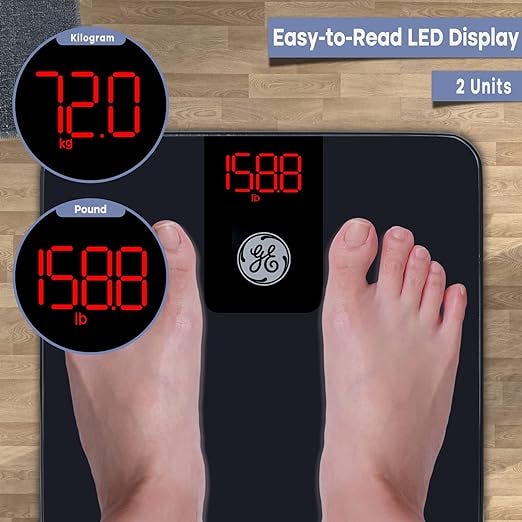 GE Scale for Body Weight Bathroom Digital Scales Accurate, Smart