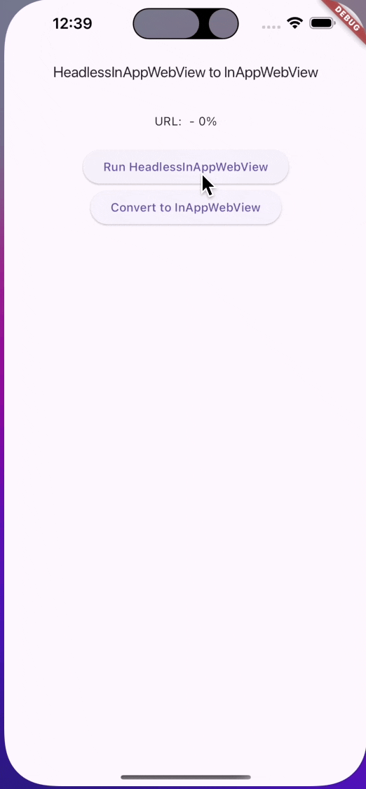 Site loads super fast after preloading using headless webview