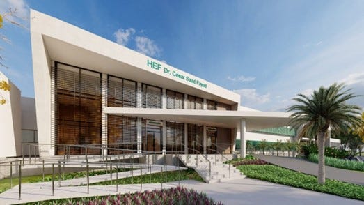Fachada do Hospital Estadual do Formosa (Ilustração/Divulgação)