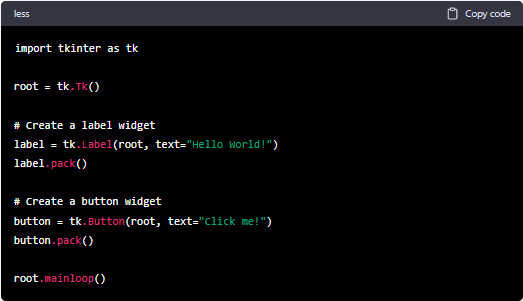 GUI Programming with Python Tkinter Library | by Ebere Chuks Onuedem ...
