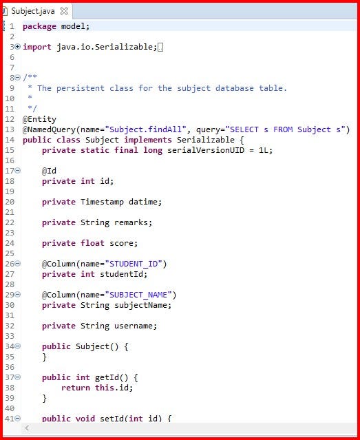 Generate Entities from Tables and Tables from Entities using Eclipse in