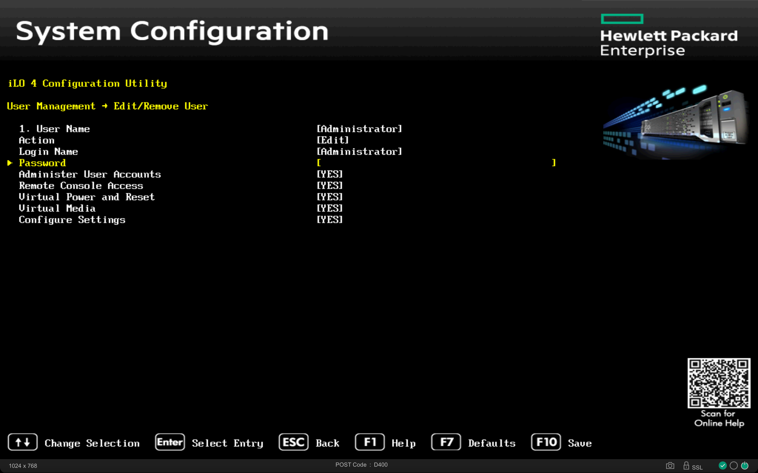 BMC setup via BIOS