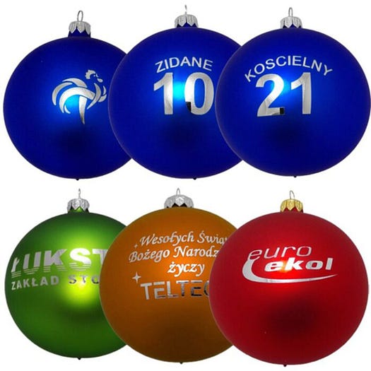 custom Christmas balls