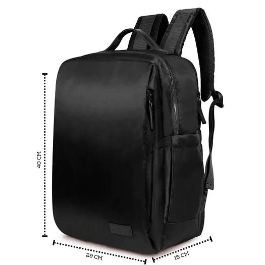 Black laptop backpack