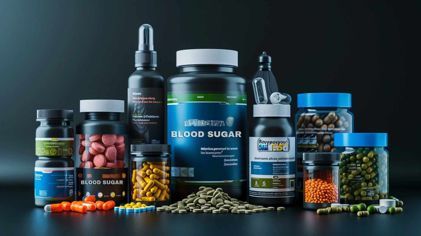 Illustration of Supplements generated in Midjourney