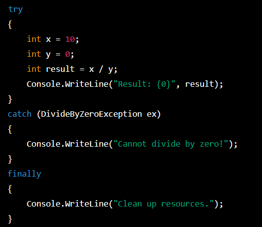 Handling Exceptions in C# (try-catch block) - Code Maze