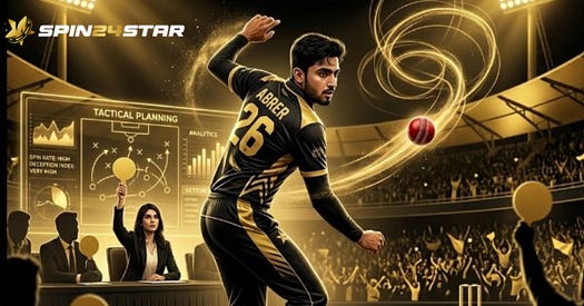 Spin24star coverage of Abrar Ahmed signing with Sunrisers Leeds for INR 2.34 crore at The Hundred 2026 auction with Sun Group tactical planning and Daniel Vettori defense