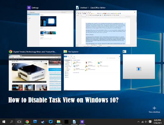 How to Disable Task View on Windows 10? | by Zaynwilder | Medium