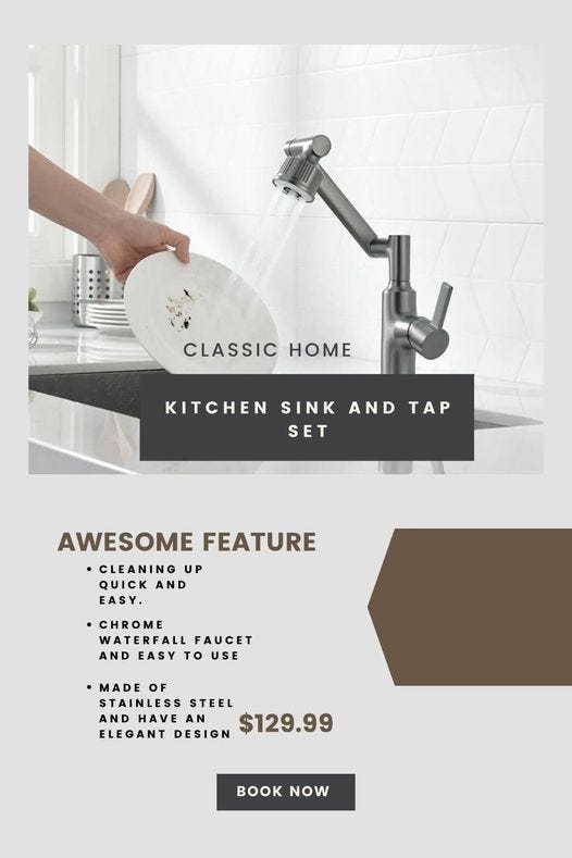 “Revolutionize Your Sink with a Waterfall Faucet” by stress quit Medium
