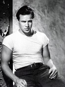 From Marlon Brando to Jeremy Allen White: The History of White T-shirts  Onscreen | by Luminaire Collective | Medium