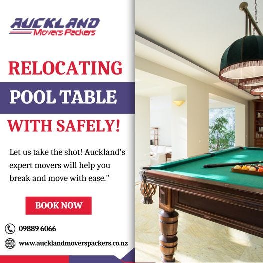 Pool Table Movers Auckland Professional Services by Auckland Movers