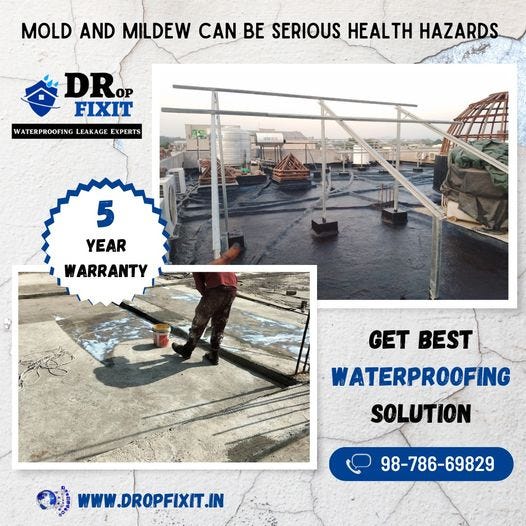 Bathroom Waterproofing in Zirakpur - Dropfixit In - Medium