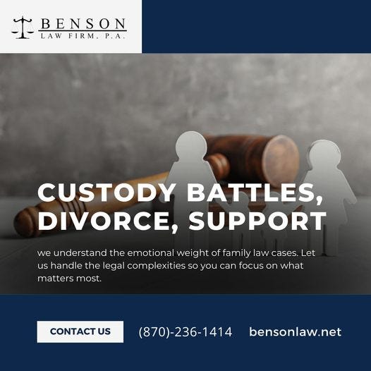 Custody battles, Divorce, Support Benson Law Firm Benson King Medium
