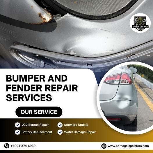 Bumper And Fender Repairs Service In Jacksonville, FL Born Again