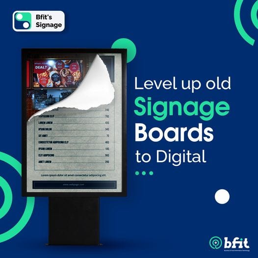 BFIT Digital Signage Solution in Australia BFIT TECHNOLOGY PTY LTD