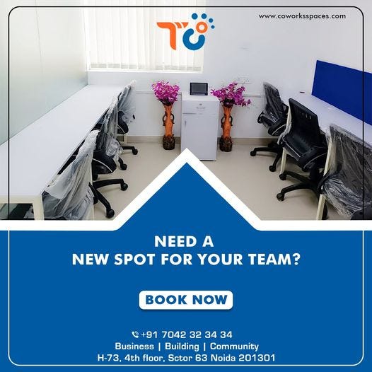 Why are Coworking Spaces Fascinating Youths? by TC CoWorks Space Medium