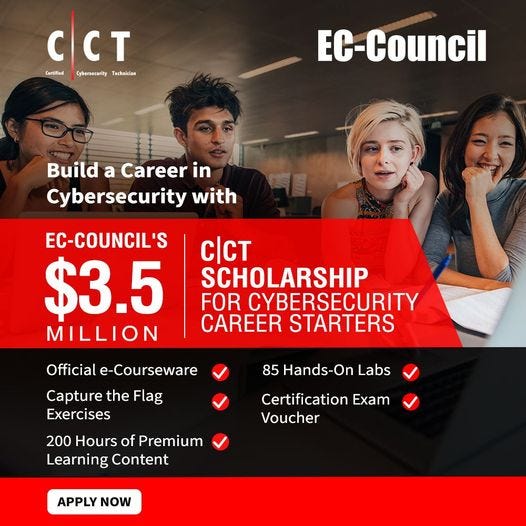 C Ct Scholarships For Cyber Security Certification Ec Council Anand Verma Medium