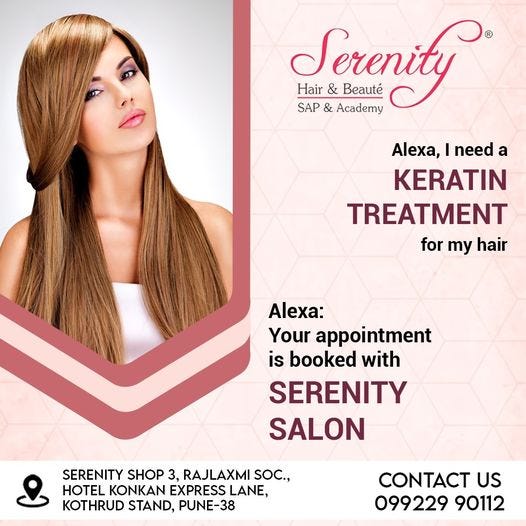 hair salon in kothrud Serenity Hair and Beauté Medium