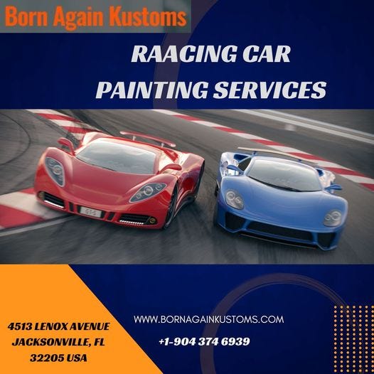 Paint Racing Cars in Jacksonville Born Again Kustoms Medium