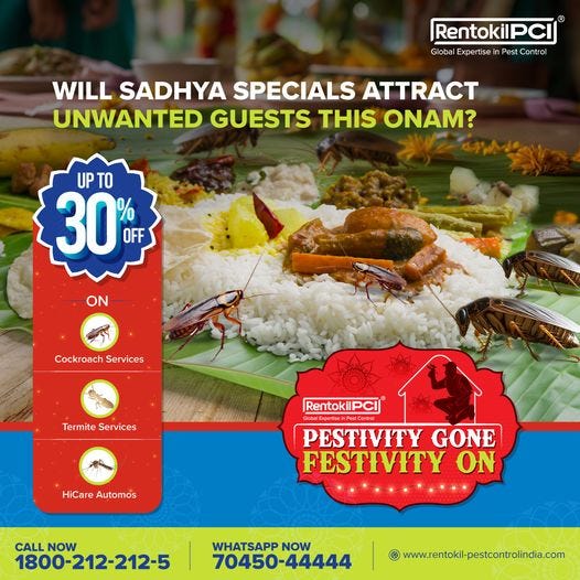Expert Cockroach Control Services — GSS 4D | Rentokil Pest Control India