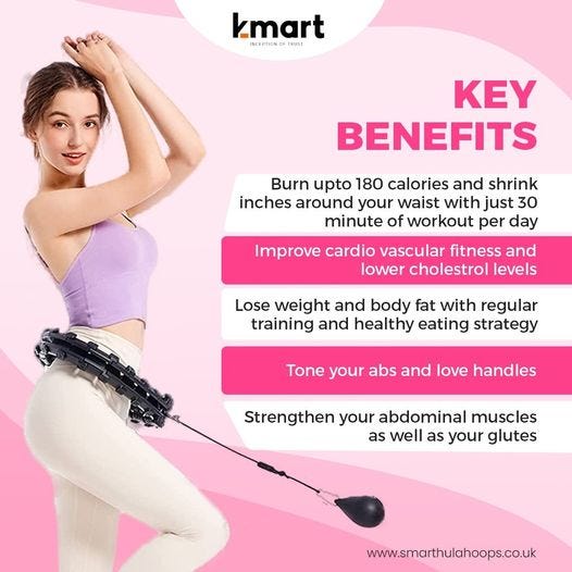 Exercise hula hoop, K-Mart Limited, by K-Mart Limited