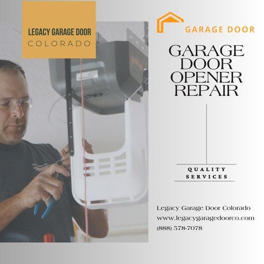 Experiencing issues with your garage door opener? - Legacy Garage Door ...