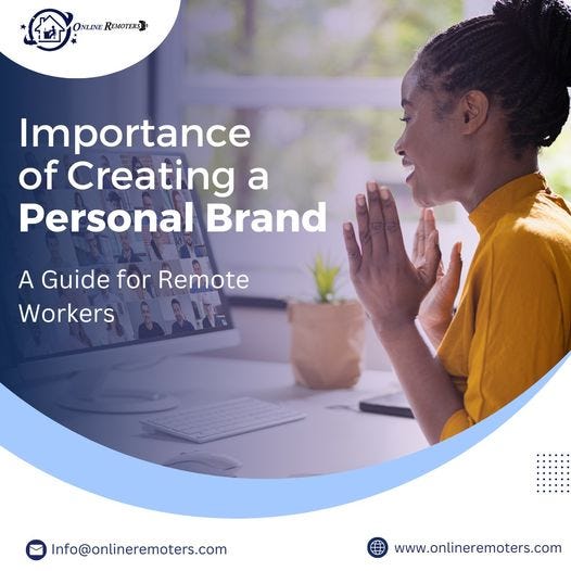 Image showcasing Building a Personal Brand as a Remote Worker - Online Remoters - Medium